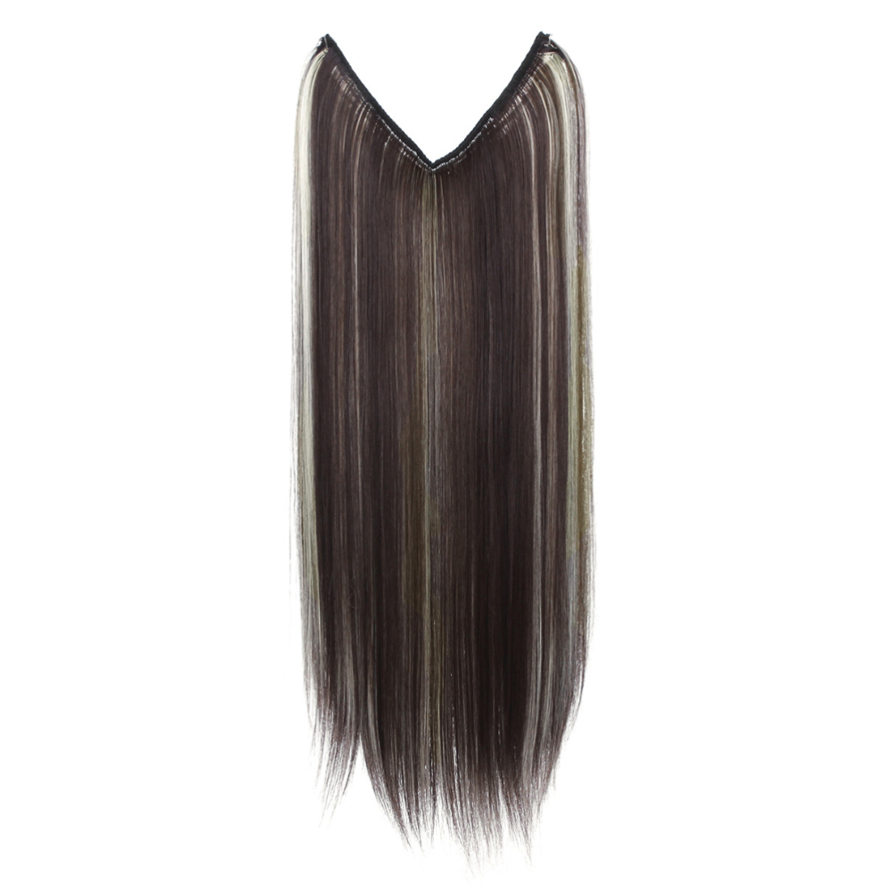 BROWN WITH ASH BLONDE